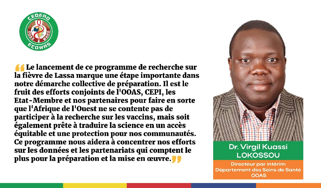 lancement du Programme de recherche sur la fièvre de Lassa